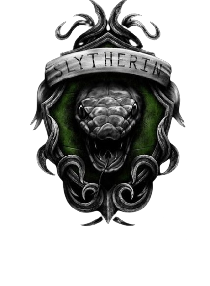 Imagen de un serpiente rodeada por un fondo de color plata y verde